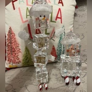 Two Icecube Ornaments